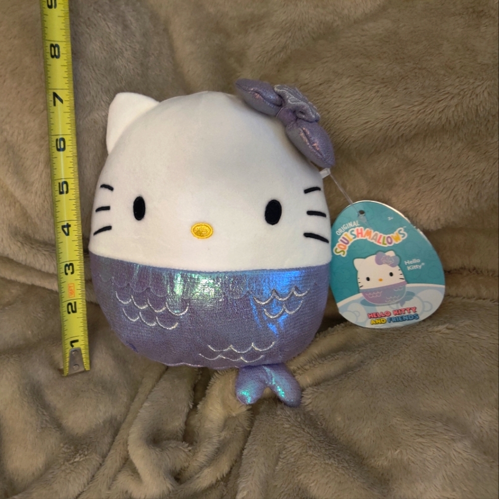 Squishmallows Hello Kitty glittery mermaid BNWT